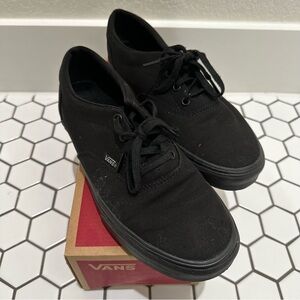 Vans Women’s Black Canvas Sneakers